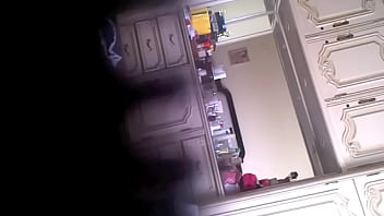 Preview 1 of Asian Dad Real - Spying on mom while she is naked