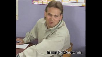 Preview 1 of Www Xxx Snileon Video Com - Granny Jo gets the job done