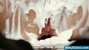 Preview 3 of Hd Sex 2strongs - Hot babe Paris gets messy with whip cream