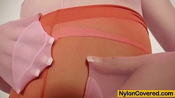Preview 1 of Plavedo - Ruth head to toe nylon covered dildo solo video