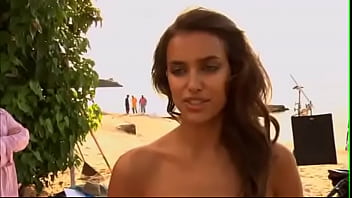 Preview 2 of 12 Year Girl Xxx Open Vedeo - Irina Shayk nude Bodypainting on a beach