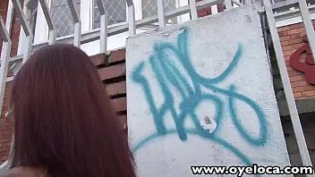Preview 1 of Surprised Penetration - OyeLoca Red hair latina Crystal Salzedo shaved pussy fucked hardcore