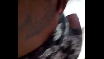 Preview 1 of Cucumber In Wet Snatch - big booty from the back