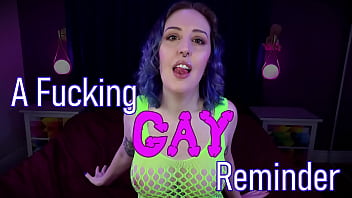 Preview 1 of Indian Porn Hf - A FUCKING GAY REMINDER - PREVIEW - Gay Confession Encouragement,  Homoerotic Dirty Talk by Miss Faith Rae with POV Eye Contact and Fishnet Lingerie - HD 1080p MP4