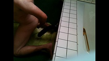 Preview 3 of Oaiyrirga - Nasty guy&#039_s ass swallowing 9&quot_ black 17x 8&quot_ dildo AWESOME !!