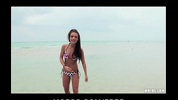 Preview 1 of Mom A Son Hollywood - Bikini clad brunette Michelle Bella is fucked in her hotel room