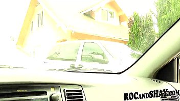 Preview 1 of Driving Ms Seka - EBONY WIFE GIVES BLOWJOB PLEASURE IN CAR !!