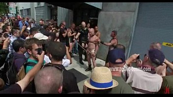 Preview 2 of Black Cock And Teen Girl - Public gather outdoor on the streets
