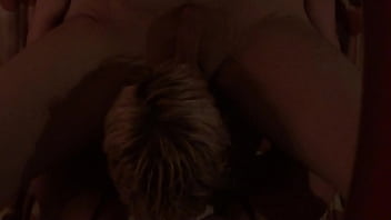 Preview 2 of Casalinga Cumshot Sex - Chubby french hoe sucking my balls and cock