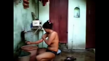 Preview 1 of School Boy Secandl - mob.desi maal bathing 2