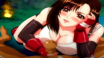 Preview 1 of Watching Some South Park - Final Fantasy VII - Tifa&#039_s Handjob,  Blowjob &amp_ Boobjob