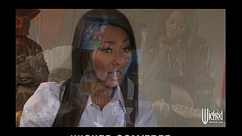 Preview 1 of Petites Fillies Arire - Stunning ebony babe Lelani Leanne takes a huge cock from behind