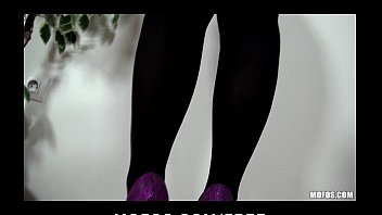 Preview 1 of One Gairl And Four Boyes - Lingerie clad blond Eve Fox gives a sloppy BJ before riding dick