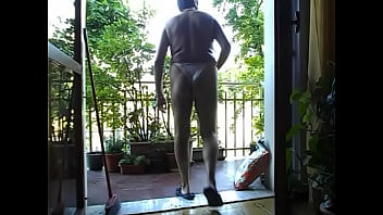 Preview 1 of Tini Li - DSCN5032.AVI me,  naked in gardening