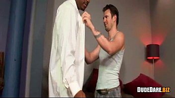 Preview 1 of Fgasbyesh - Honry white guy sucks black cock