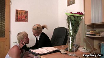 Preview 2 of Miabiporn - He bangs his GF rough right in the office