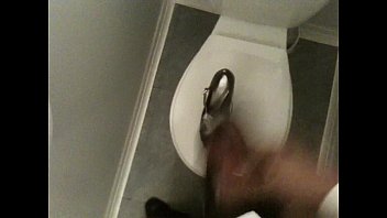 Preview 3 of Obsse Kissing - Cum on my coworker Heels in Toilets 02