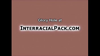 Preview 2 of Porno Video Uzbekskiy - Teen vs 2 Black Cocks in Gloryholes!