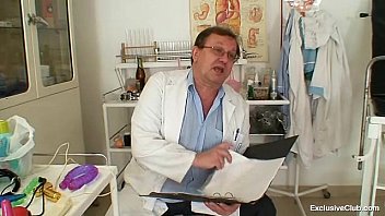 Preview 1 of My Ties Up Step Daughter - Skinny teen Emma Diamond kinky gyno exam and anal plug