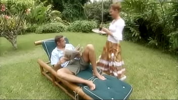 Preview 1 of Videos De Mujere Chilena - In an Exotic and Tropical Location Elena Has Sex with a Big Cock