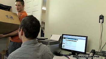 Preview 1 of Movies Incest Sex - Dustin fucks Wesley in the Workplace