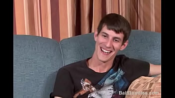 Preview 2 of Janine Doing Anal - str8 18yr old Latino goes gay4pay