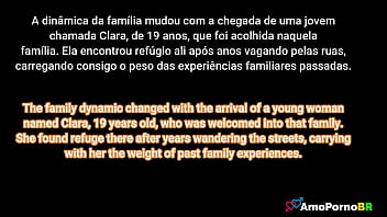 Preview 1 of Camcorder Xxx - Porn&ocirc_ com Hist&oacute_rias - Conversas Silenciosas entre o Padrasto com a Enteada no quarto dela - AmoPornoBR