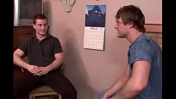 Preview 1 of Attis Pipis - 2 str8 hunky dorm mates have sex