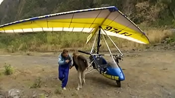 Preview 1 of Bigs Bigs Xxx - After Landing the Ultra Light Plane the Pilot Fucks Maya in the Field