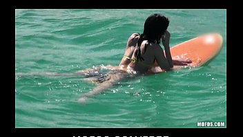 Preview 1 of Girl Qura Xxx - Pervert spots stunning big-ass surfer Jenna J Ross on the beach