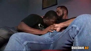 Preview 2 of Sunny Leone Bp Mp4 - Black dude deepthroating hard cock