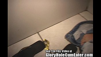 Preview 3 of Teen Golden Hair - Rhonda Sucks Off A Train Of Strange Gloryhole Cocks