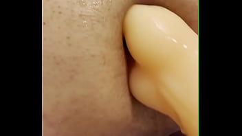 Preview 4 of Uncle Xxx In Boy In Shop - Asswork with dildo and rubberfist
