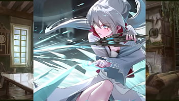 Preview 4 of Round Silicone - Weiss &amp_ Yang aiment jouer avec tes couilles (Hentai Femdom JOI,  CBT,  Denial,  Futanari...)