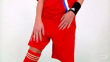 Preview 1 of Sentado No Creme - Slide into this Soccer Sweetie!