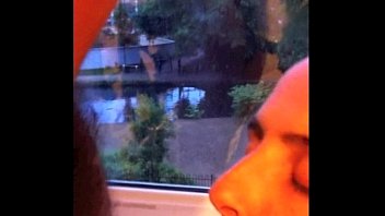 Preview 1 of Casting New 2018 - Wife sucks cock at window for neighbors to see