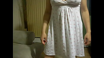 Preview 2 of Lesben Piercing - WIFE SHOWING HER TITS.....