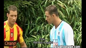 Preview 1 of Xx Saxe Moves Hd - Hot soccer players having a threesome