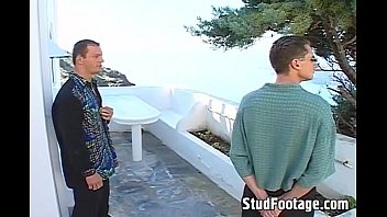 Preview 1 of Monkey Rocker - Watch to hot guys get dirty on stairs