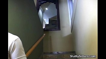 Preview 1 of Asian Girls Love Em Big - Blonde babysitter gets hot and horny