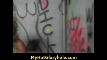Preview 3 of New Sunny Leone Zex - Gloryhole-Initiations-Super-porn-with-super-girl-sucking-cock3