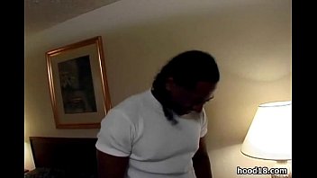 Preview 1 of Mom Abuses Mom Abuses Mom - Sexy black couple fucking in hotel room