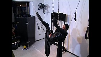 Preview 4 of Ej Mom - Horny master dildos his slave&#039_s pussy