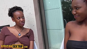 Preview 1 of M Xnxxom - AFRICAN SEX TRIP - Best Friends Sleepover Crashed By Big White Dick
