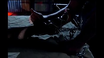 Preview 1 of Little Boy Homo Sex - Bondage and sex in a rubber corset and stockings