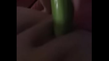 Preview 2 of Urinates In Mouth - desperate granny chooses cucumber 3