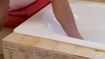 Preview 1 of Tiny Asian Gangbang Druged - Serve Her Soapy Toes!