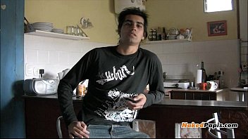 Preview 2 of Teen Sex Yana 20y O - Cute Latin Top gets his ass played with and jacks off