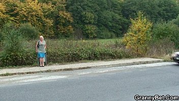 Preview 1 of One Time Big Cock - Granny is picked up and doggystyled