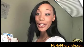 Preview 1 of Teen Lesbian Scissoring Sex - Girl-sucking-cock-for-a-nice-bukkake-through-gloryhole16